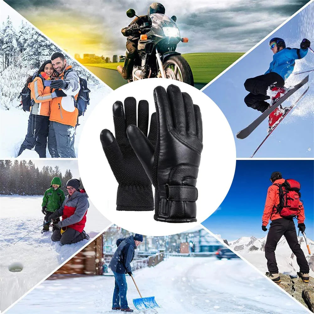 Electric USB Heated Gloves Winter Warming Thermal