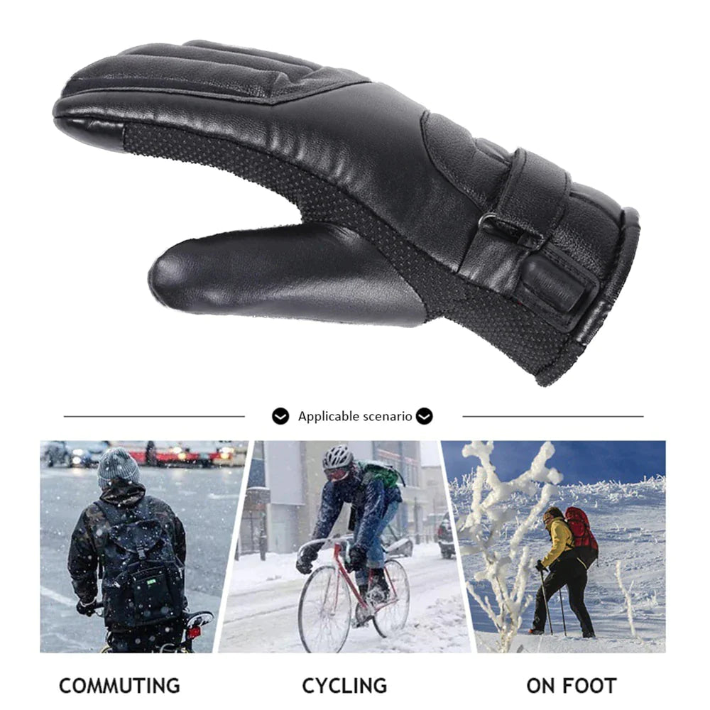 Electric USB Heated Gloves Winter Warming Thermal