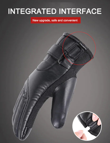Electric USB Heated Gloves Winter Warming Thermal